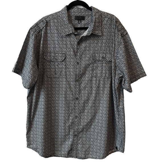 Steve's Jeans Men’s 2X Classic Short Sleeve Button Down Shirt 100% Cotton Office - Picture 1 of 9